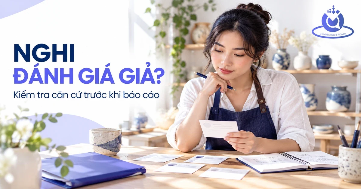 Minh họa người phụ trách kiểm tra căn cứ khi nghi đánh giá Google Maps giả mạo